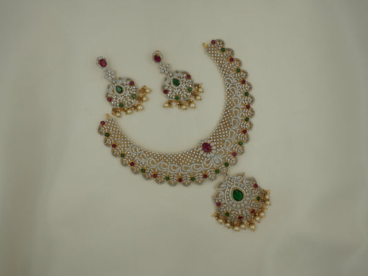 CZ Necklace Set