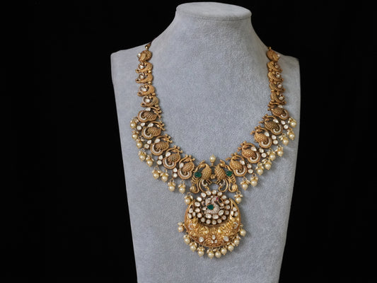 Jaipur Moissanite Swan Necklace